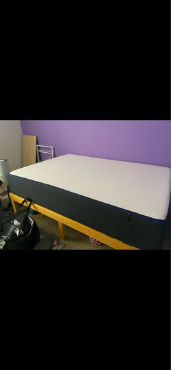 Full size mattress with base