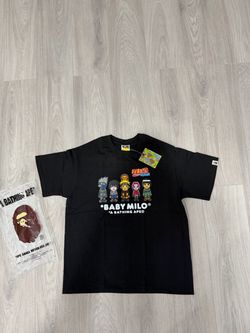 Black Naruto Bape Tee, Have All sizes and all brand new