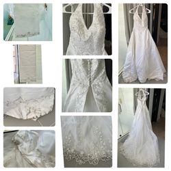 Beautiful Size 4 Wedding Dress