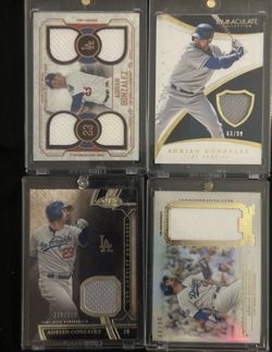 LA Dodgers Adrian Gonzalez serial number Auto/Patch Serial Numbers