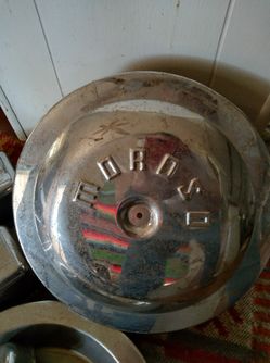 Chevy V-8, Old Skool, Valve Cover Set, Air Cleaner 