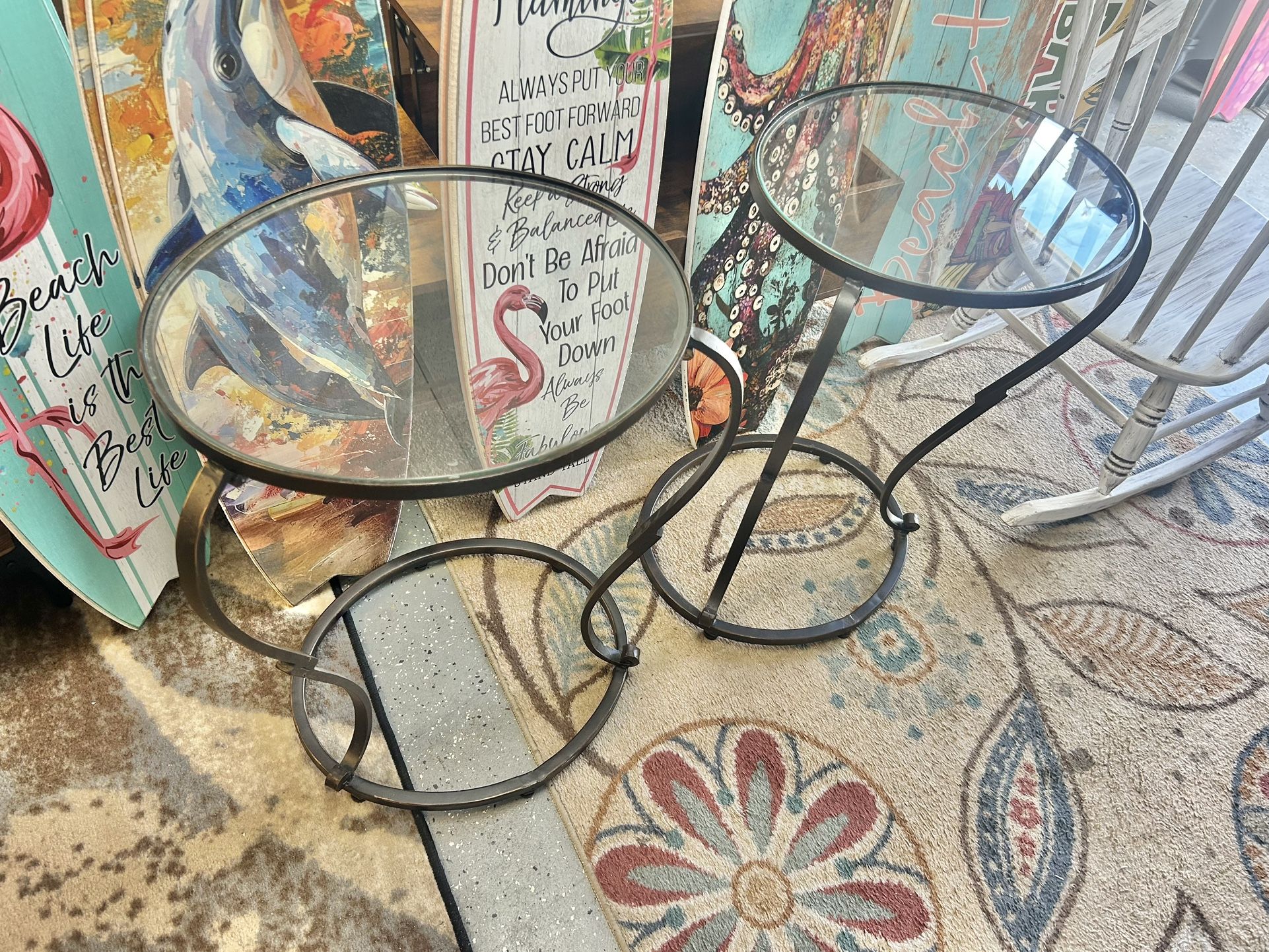 Pair Of End Tables 