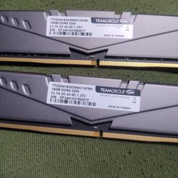 TEAMGROUP 16GB DDR4 3200MHz RAM 2x