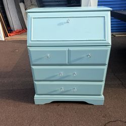 Dresser width 31in, length 40in, and depth 17in like new
