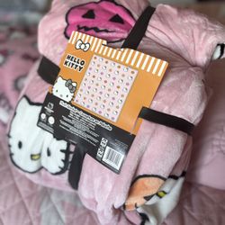 Brand New Pink Halloween Hello Kitty FULL/QUEEN