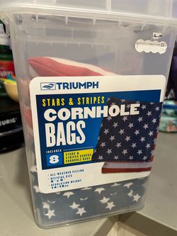 Triumph Stars & Stripes Cornhole Bags Set of 8