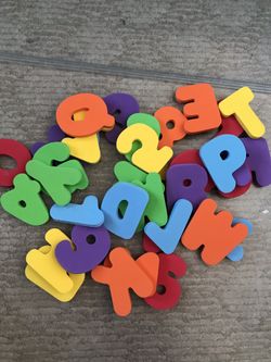 Bath Toys Learning Alphabets & Numbers