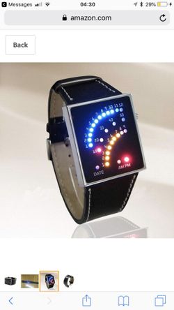 OrangeTag Futuristic Japanese Multicolor LED Watch