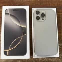 iPhone 16 Pro max Unlocked