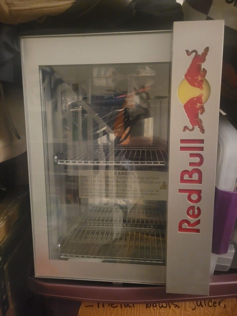 Red Bull Mini Fridge