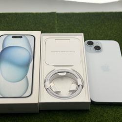 IPHONE 15 128GB -UNLOCKED BLUE COLOUR 