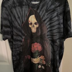 Kanye West Yeezus Tour Reaper Tie Dye Tee Shirt Size L