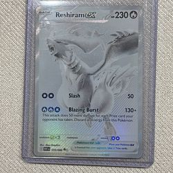 Pokemon Reshiram EX #173 Pokemon White Fare