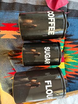 Flour, Sugar Coffee containers