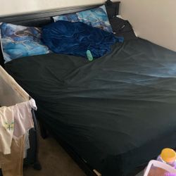 King Size Bed Frame N Foam Memory Mattress 