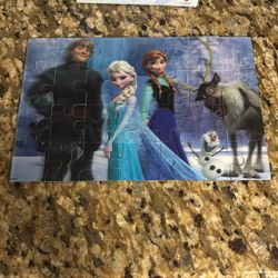 Disney Frozen 28 Pc Lenticular Puzzle