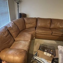 3 Piece Leather sectional