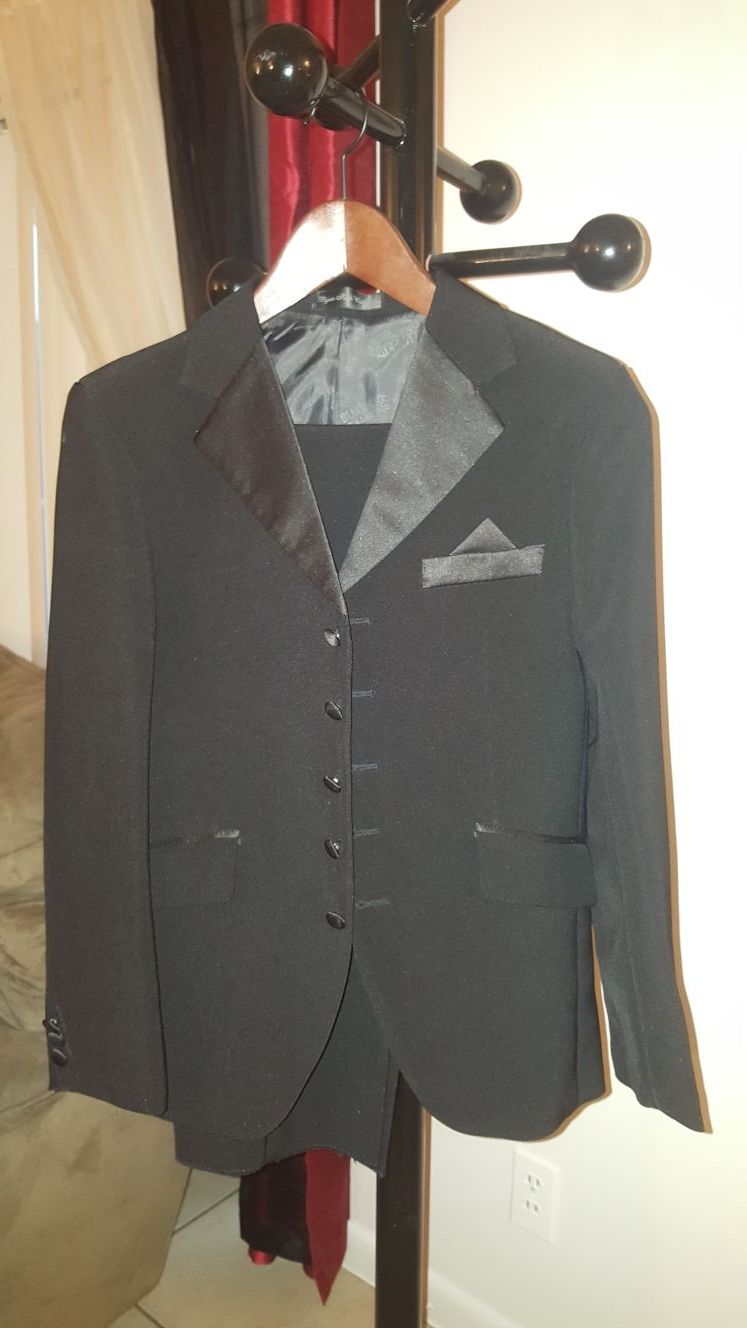 Bijan Kids Collection Tuxedo Suit