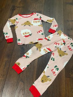 Girls pink Christmas pajamas size 6 by carters #11