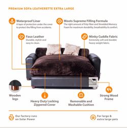 Pet bed - Orthopedic Faux leather
