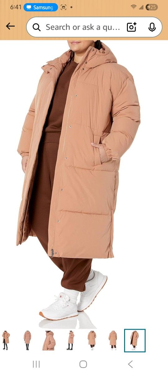 Plus Size Puffer Jacket Winter Coats 1x & 5x