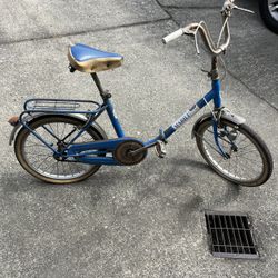 1960s Marilu Italian Foldable Bicycle