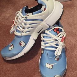NEW 2022 Nike Air Presto x Hello Kitty sneaker in the University Blue colorway.