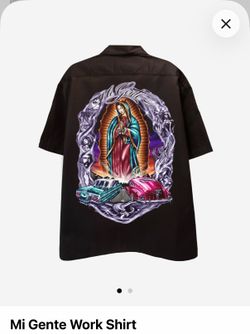 Aztlan collar dress  shirt XL