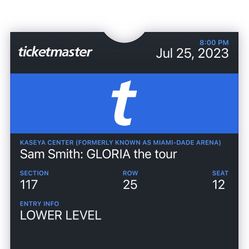 1 Sam smith Miami Concert! 