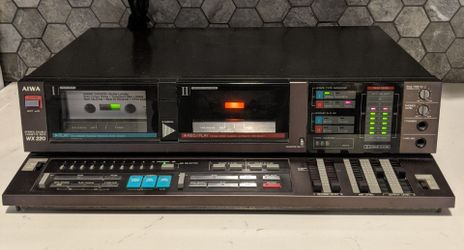 Aiwa WX220 Stereo Double Cassette Tape Deck