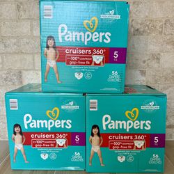 Pampers Cruisers Diapers 360 Size 5, 56 Count