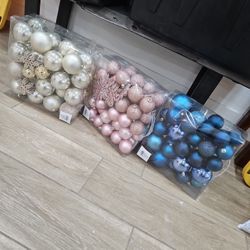 3 Boxes Of Ornaments 