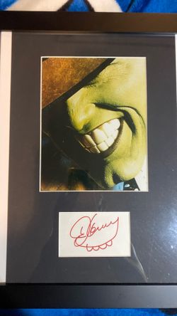 Jim Carrey "The Mask" AUTOGRAPH Signed Custom Framed 11x14 Matted Display B ACOA