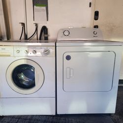 Kenmore washer and Amana dryer