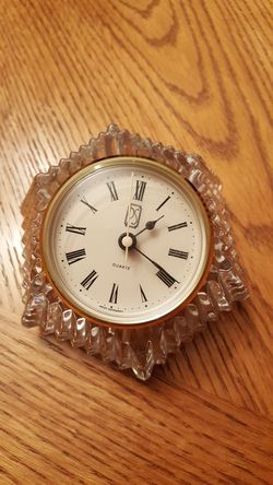 Crystal clock west germany quartz ps