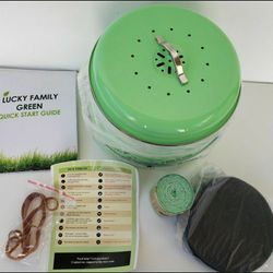 Kitchen compost lucky family