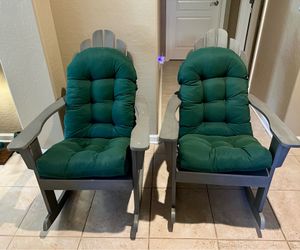 Adirondack rocker chairs - pair