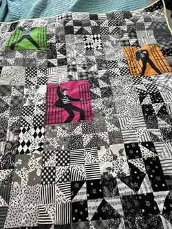 Elvis Home Crafted Lap Quilt