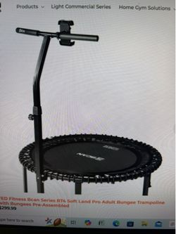 FED Fitness Bcan series BT4 Soft Land Pro Adult Bungee Trampoline with Bungees