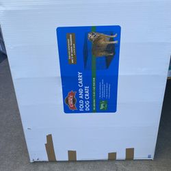 Fold And Carry Large Dog Crate 