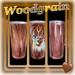 Custom WoodGrain Tumblers