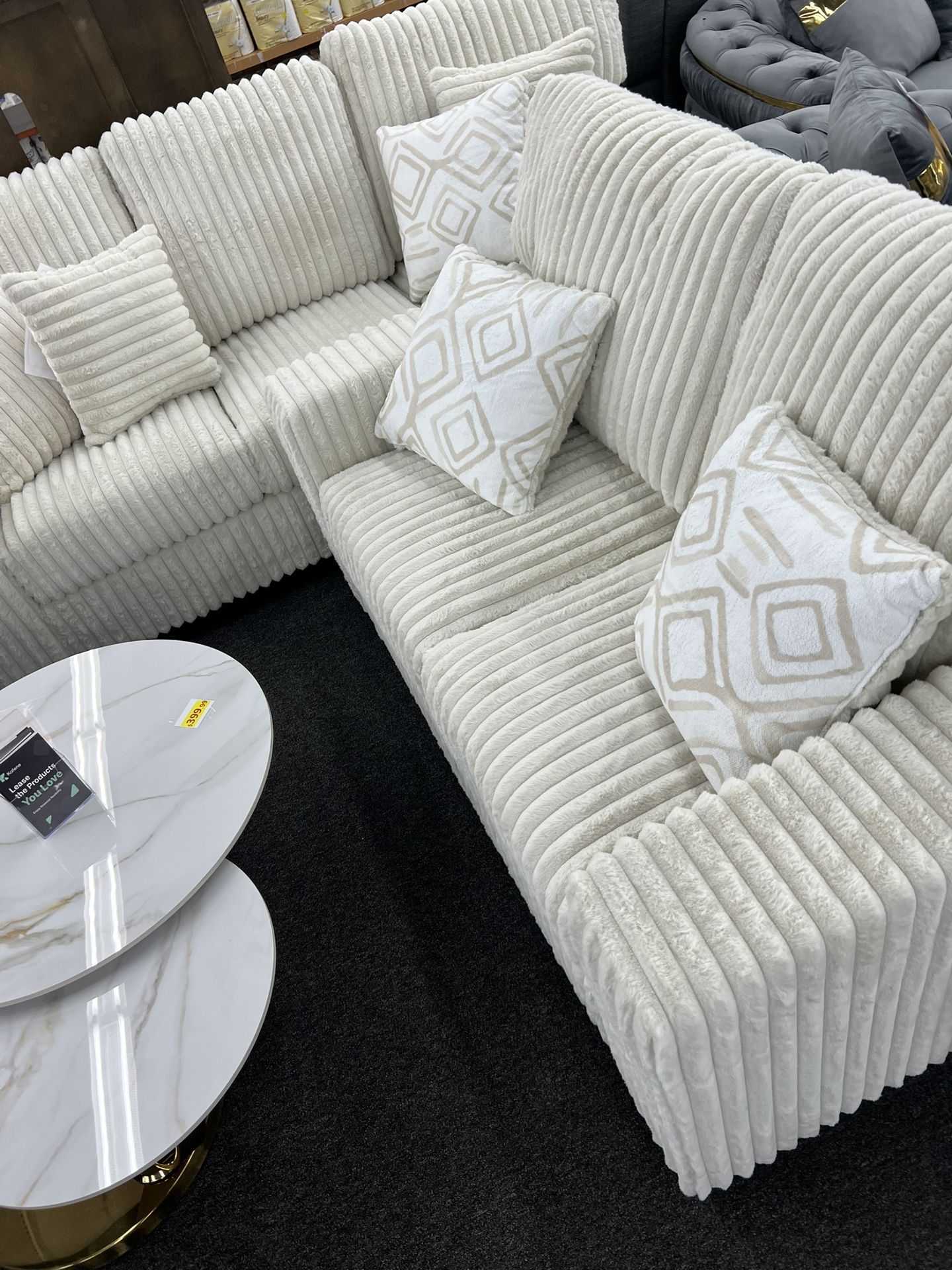 Stunning Stylish Couch And Loveseat!