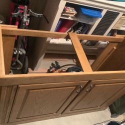 Wooden Aquarium Stand for  Fish Or Animal Inc Accessories