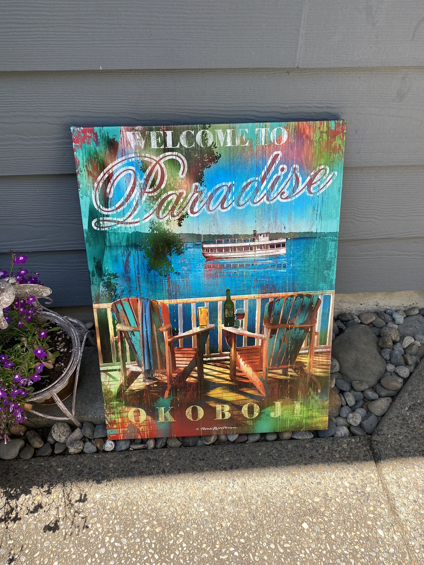 Canvas Wall Art … to Paradise… Okoboji for Sale in WA