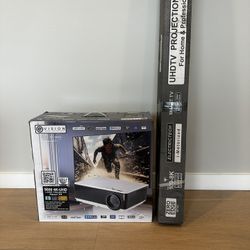 Projector and screen