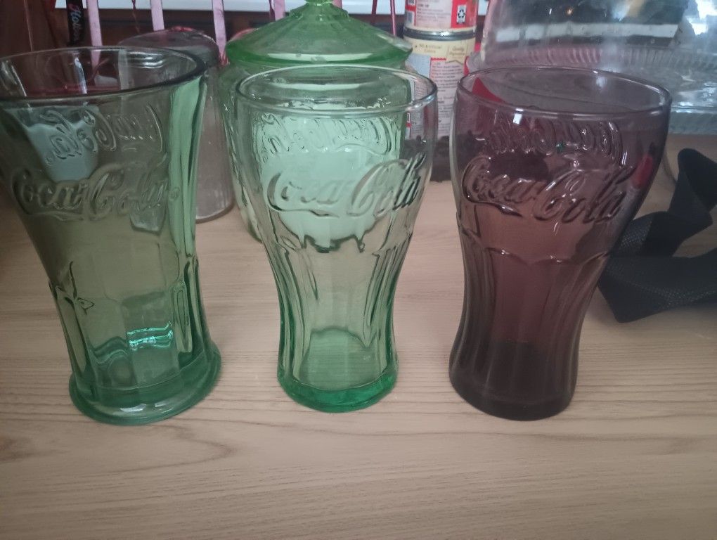Coca-Cola  Vintage Glass Ware 
