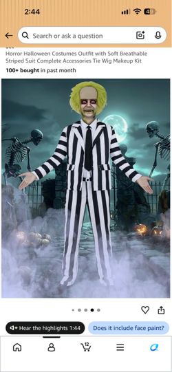 Beetlejuice  Halloween costume