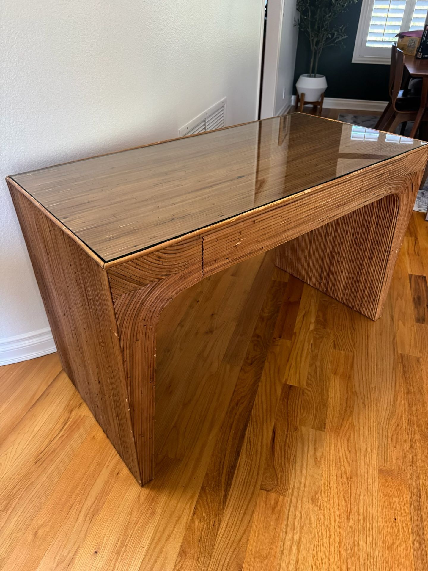 CB2 Bamboo Desk