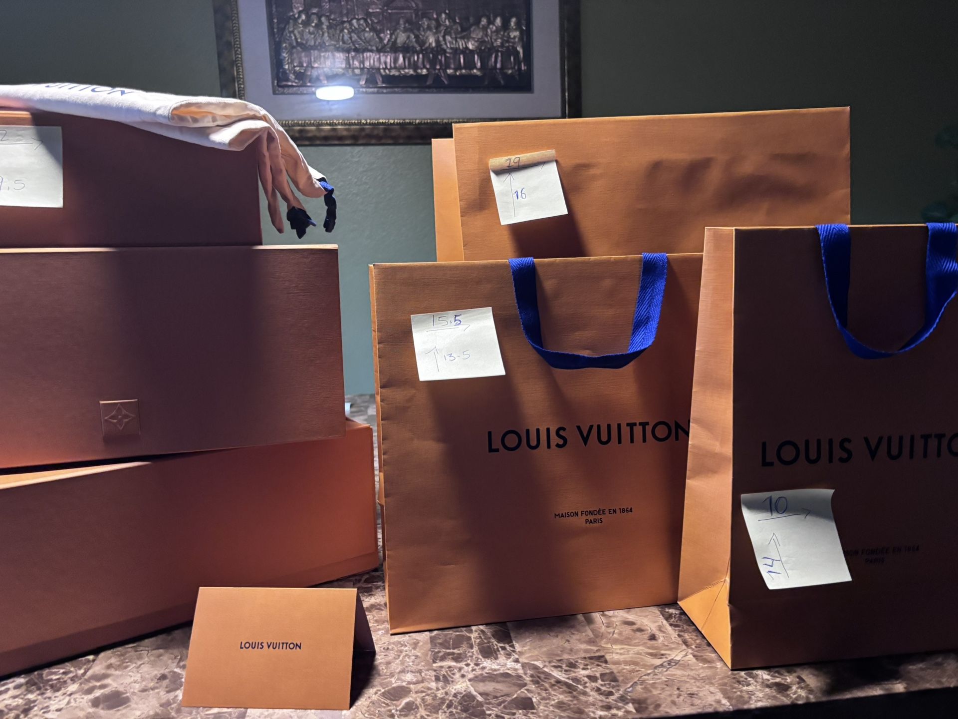 Louis Vuitton Empty Gift Bags And Boxes