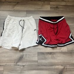 Nike Tech Shorts Size Large And Nike Air Jordan Shorts Size XXL